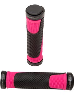 Punhos 997 Atv / Mtb Punhos em dupla densidade Fúcsia / Preto PRO GRIP PA099722FX02
