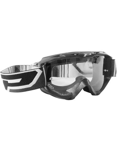 Goggles Offroad Top Line Light Sensitive Carbon 3450 Lens Clear PRO GRIP PZ3450CA