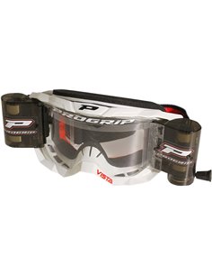 Gafas de motocross Vista Mx America With Roll Off 3303 White PRO GRIP 3303ROBI