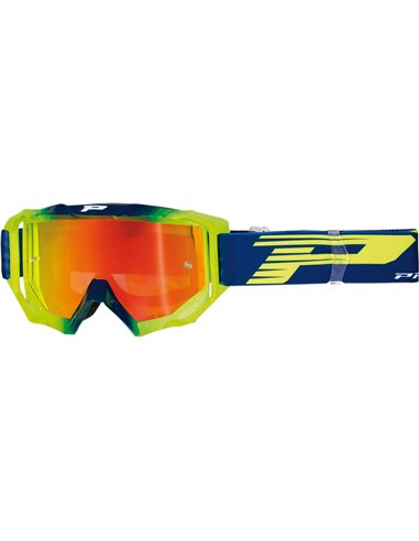 Óculos de proteção para motocross Venom Nvy / Flyl PRO GRIP PZ3200BLGFFL