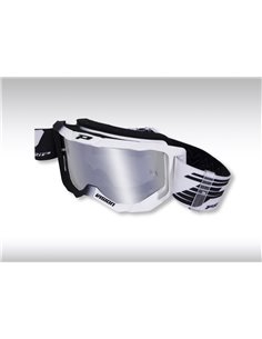 Goggles 3300 Bk/Wh Cristal espejo PRO GRIP PZ3300FL-126