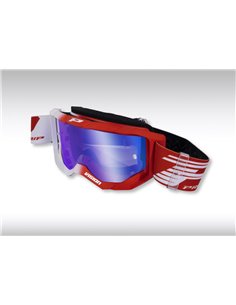 Goggles 3300 Fl Wh/Rd Cristal espejo PRO GRIP PZ3300FL-127