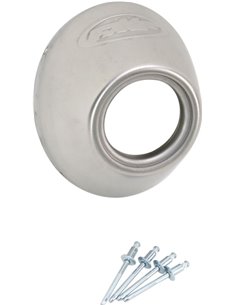 FMF Powercore 4 /Q4 /Ti-Pc Stainless Steel Slash Cut End Cap 040635