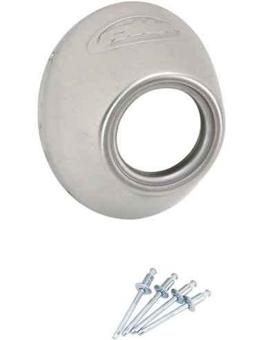 Cône d'extrémité de rechange pour silencieux FMF Powercore 4 / Q4 / Ti-Pc en acier inoxydable. Slash 040635