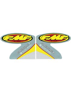 Autocollants de remplacement pour pot d'échappement FMF Powercore 4 Straight Vinyl 012693