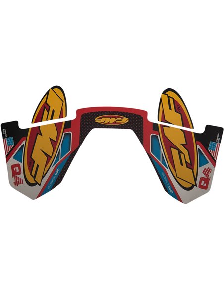 Autocollants de remplacement pour le silencieux FMF Hex Q4 Replacement 014843