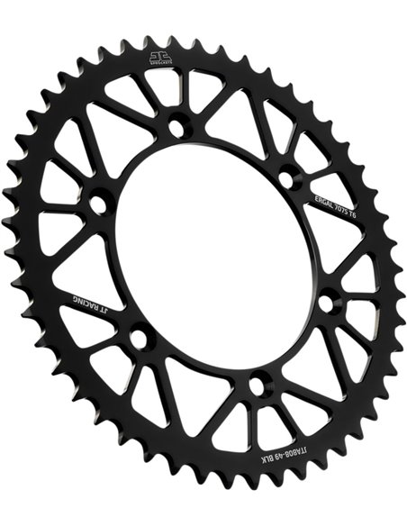 Rear sprocket JTA808.49BLK RL 49T SUZ BLK