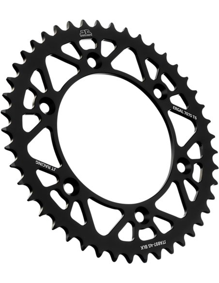 Rear sprocket JTA897.45BLK SPRKT RL 45T HUS / KTM BLK