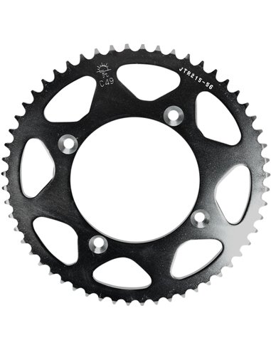 Rear sprocket JTR215.56 56 teeth 420 PITCH NATURAL STEEL