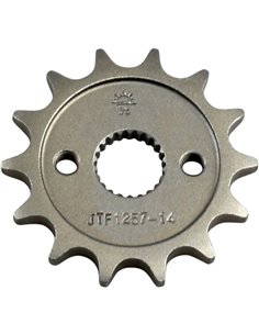 Piñón d'atac JTF1257.14 14 dents 428 PITCH NATURAL STEEL