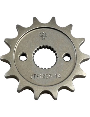 Front drive sprocket JTF1257.14 14 teeth 428 PITCH NATURAL STEEL