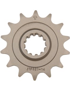 Front drive sprocket JTF823.14 14 teeth 520 PITCH NATURAL STEEL