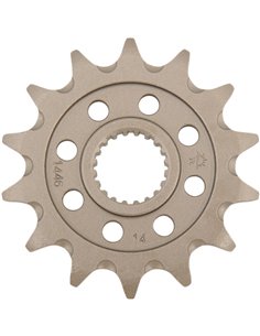 Front drive sprocket JTF1446.14SC SELF CLEANING 14 teeth 520 PITCH NATURAL STEEL