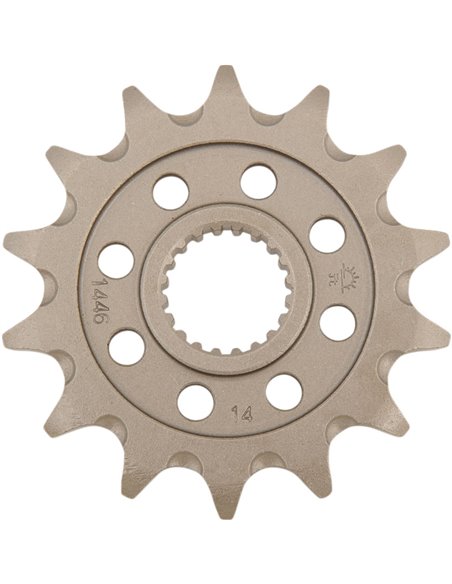 Front drive sprocket JTF1446.14SC SELF CLEANING 14 teeth 520 PITCH NATURAL STEEL