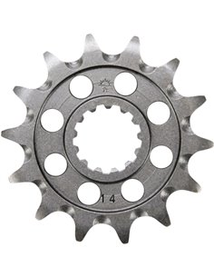 Front drive sprocket JTF1565.14SC SELF CLEANING 14 teeth 520 PITCH NATURAL STEEL