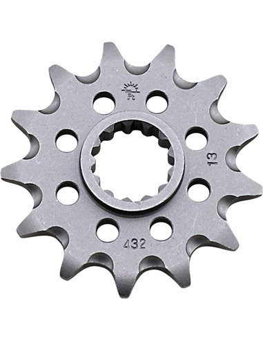 Front drive sprocket JTF432.13SC SELF CLEANING 13 teeth 520 PITCH NATURAL STEEL