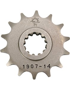 Piñón d'atac JTF1907.14 14 dents 428 PITCH NATURAL STEEL