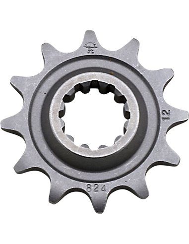 Front drive sprocket JTF824.12 12 teeth 520 PITCH NATURAL STEEL
