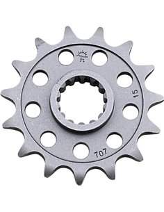 Piñón de ataque JTF707.15 15 dientes 520 PITCH NATURAL CHROMOLY STEEL ALLOY