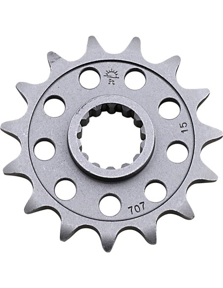 Front drive sprocket JTF707.15 15 teeth 520 PITCH NATURAL CHROMOLY STEEL ALLOY