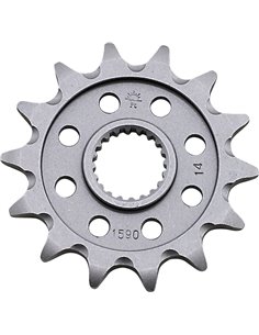 Piñón de ataque JTF1590.14SC SELF CLEANING 14 dientes 520 PITCH NATURAL STEEL