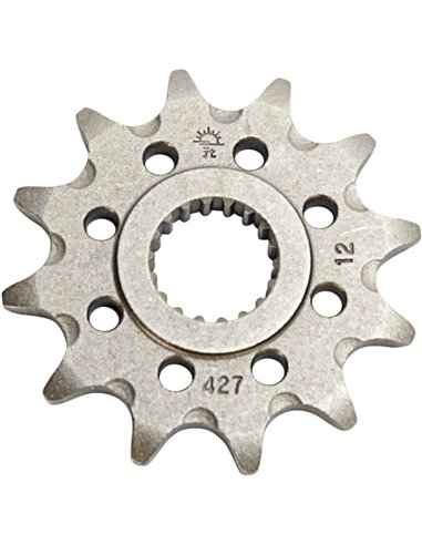 Front drive sprocket JTF427.12SC SELF CLEANING 12 teeth 520 PITCH NATURAL CHROMOLY STEEL ALLOY