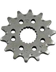 Front drive sprocket JTF1310.14SC SELF CLEANING 14 teeth 420 PITCH NATURAL SCM420 CHROMOLY STEEL ALLOY