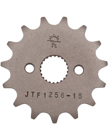 Piñón de ataque JTF1256.15 15 dientes 420 PITCH NATURAL STEEL