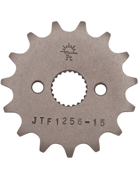 Piñón de ataque JTF1256.15 15 dientes 420 PITCH NATURAL STEEL