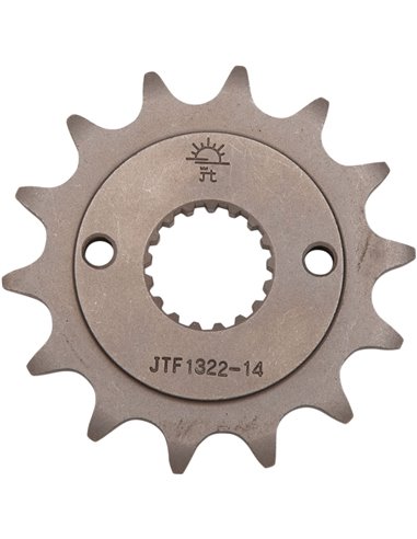 Front drive sprocket JTF1322.14 14 teeth 520 PITCH NATURAL STEEL