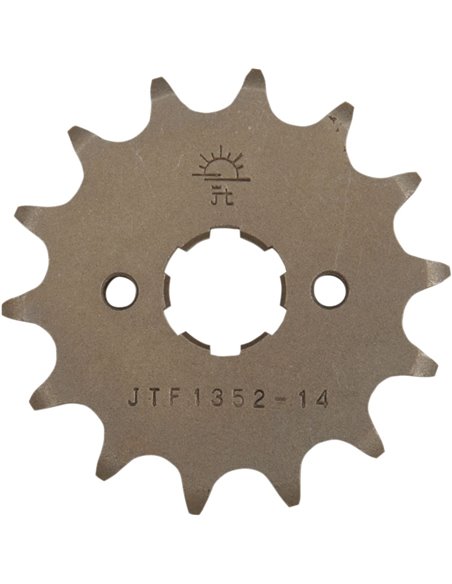 Front drive sprocket JTF1352.14 14 teeth 520 PITCH NATURAL STEEL