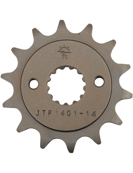 Front drive sprocket JTF1401.14 14 teeth 520 PITCH NATURAL STEEL