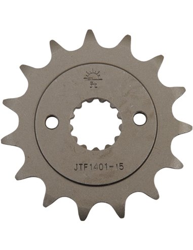 Front drive sprocket JTF1401.15 15 teeth 520 PITCH NATURAL STEEL