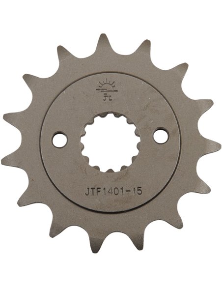 Front drive sprocket JTF1401.15 15 teeth 520 PITCH NATURAL STEEL