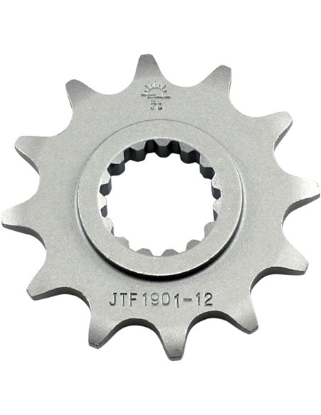 Front drive sprocket JTF1901.12 12 teeth 520 PITCH NATURAL STEEL