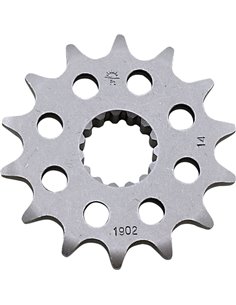 Piñón de ataque JTF1902.14 14 dientes 520 PITCH NATURAL STEEL