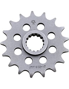 Piñón de ataque JTF1902.17 17 dientes 520 PITCH NATURAL STEEL