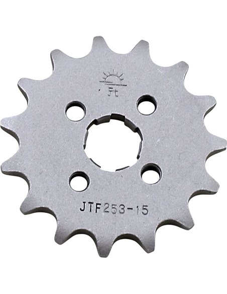 Piñón de ataque JTF253.15 15 dientes 420 PITCH NATURAL STEEL