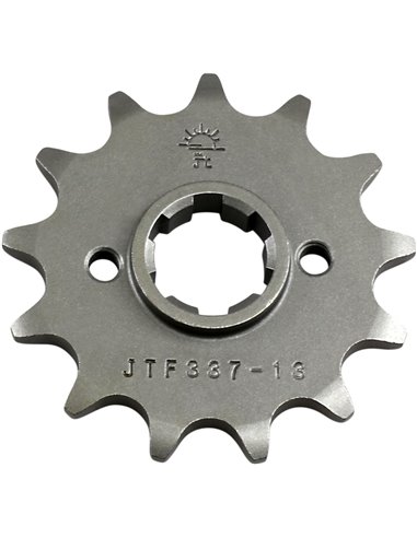 Front drive sprocket JTF337.13 13 teeth 520 PITCH NATURAL STEEL