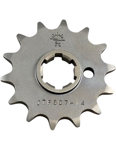 Front drive sprocket JTF507.14 14 teeth 520 PITCH NATURAL STEEL
