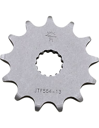Front drive sprocket JTF564.13 13 teeth 520 PITCH NATURAL STEEL