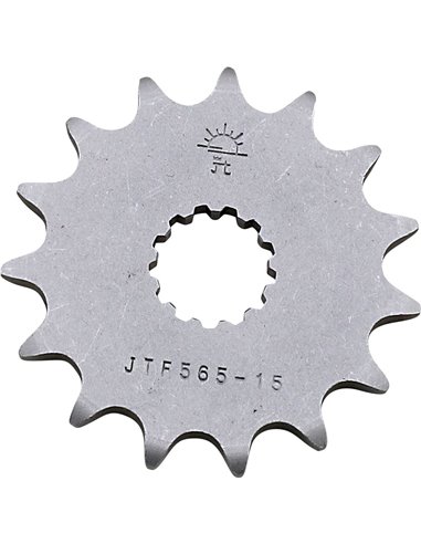 Piñón de ataque JTF565.15 15 dientes 520 PITCH NATURAL STEEL