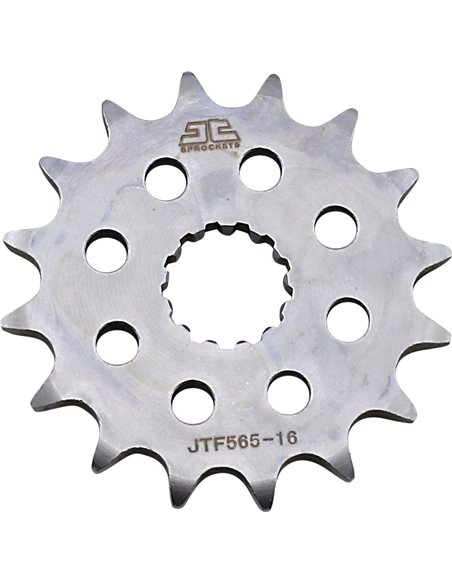 Front drive sprocket JTF565.16 16 teeth 520 PITCH NATURAL STEEL