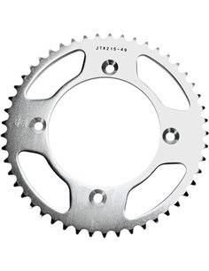 Rear sprocket JTR215.49 49 teeth 420 PITCH NATURAL STEEL