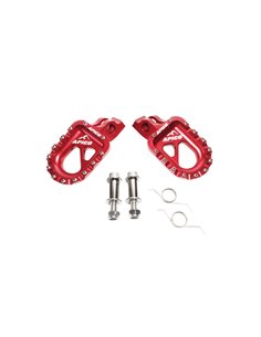 Apico Red Aluminum Trial Footpegs FPTCNCR