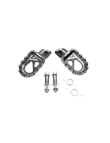 Apico Aluminum Titanium Trial Footpegs FPTCNCT