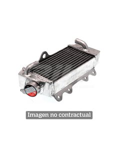 Radiador de alumínio soldado superdimensionado esquerdo