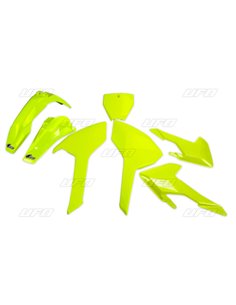 Radiator covers UFO-Plast neon yellow Honda CRF450R