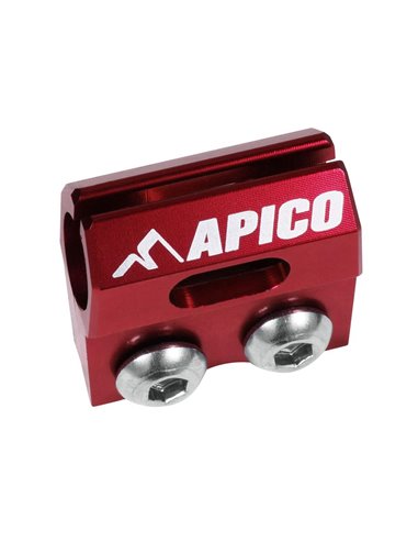 Abrazadera Latiguillo Freno Kawasaki/Suzuki Rojo Apico BHCKAWRD