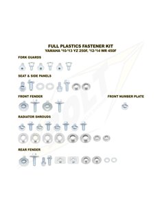 Kit tornillería de plástica Bolt 10-13 YZ250F 12-13 WR450F Bolt YAM-1010020